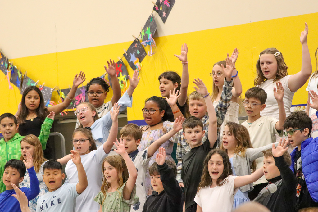 Mike Miller students performing during their spring program