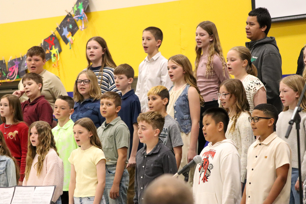 Mike Miller students performing during their spring program