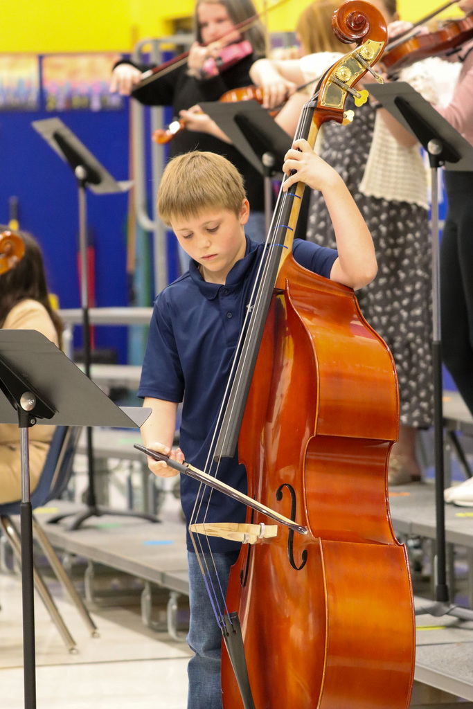 Mike Miller student performing during the spring program