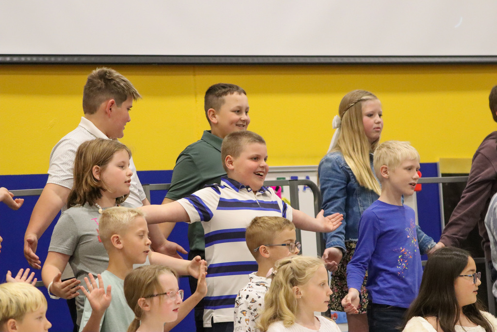 Mike Miller students performing during their spring program