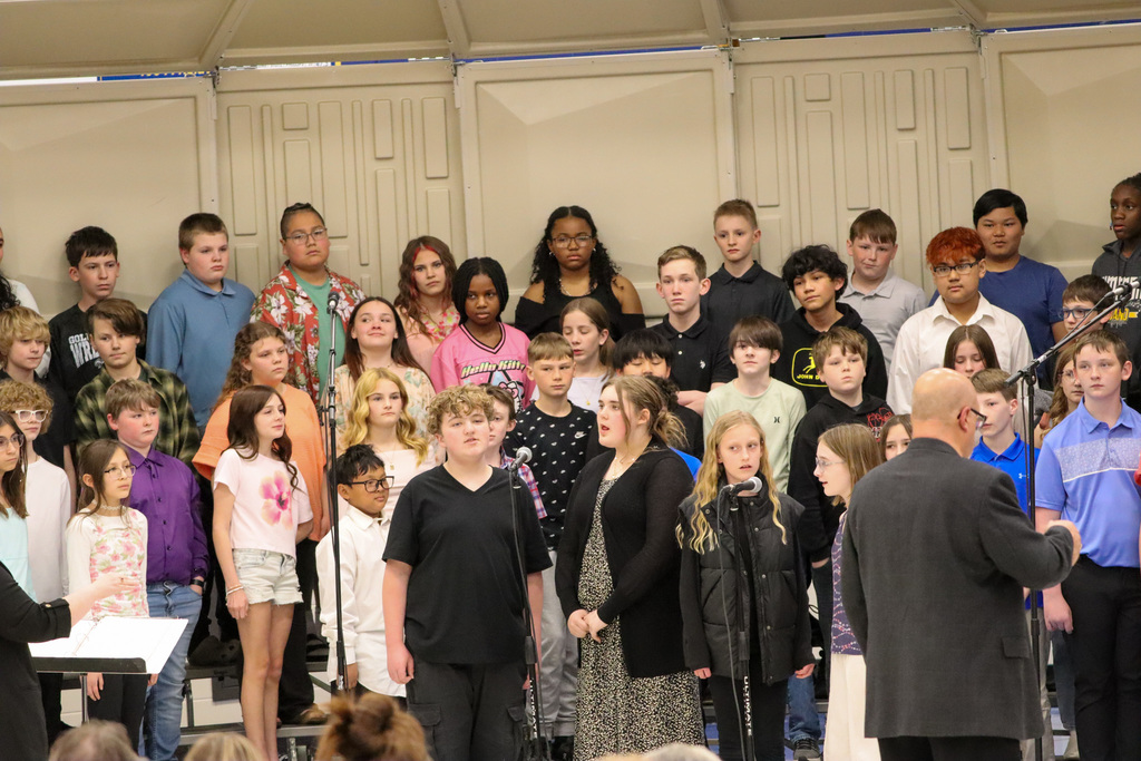 Soloists performing at SMS 6th grade spring concert