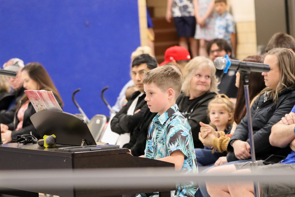 OMT student performing at the spring concert