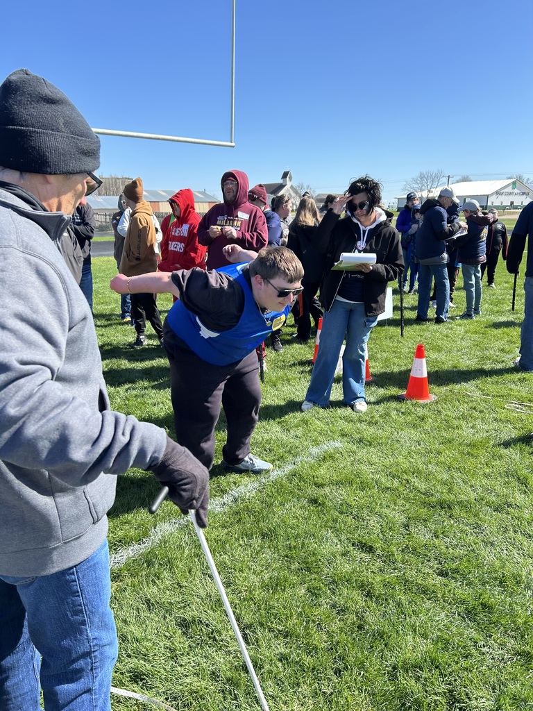 CHS Golden Eagle Special Olympics Athletes at the Northeast Area Track Meet