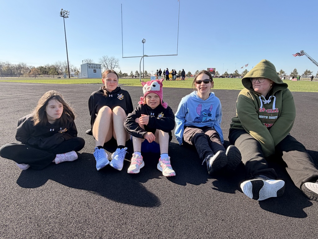CHS Golden Eagle Special Olympics Athletes at the Northeast Area Track Meet