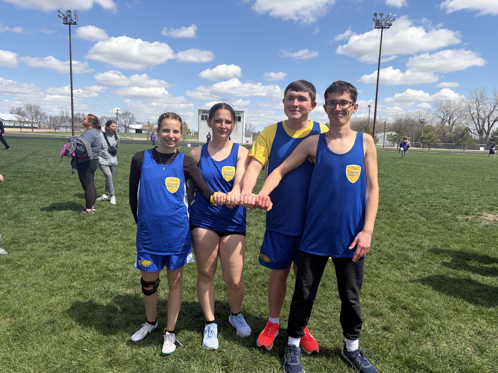 CHS Golden Eagle Special Olympics Athletes at the Northeast Area Track Meet