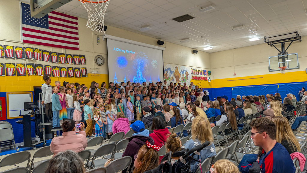 May Overby students performing at their spring concert
