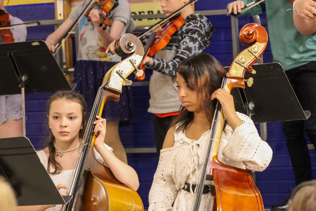 May Overby students performing at their spring concert