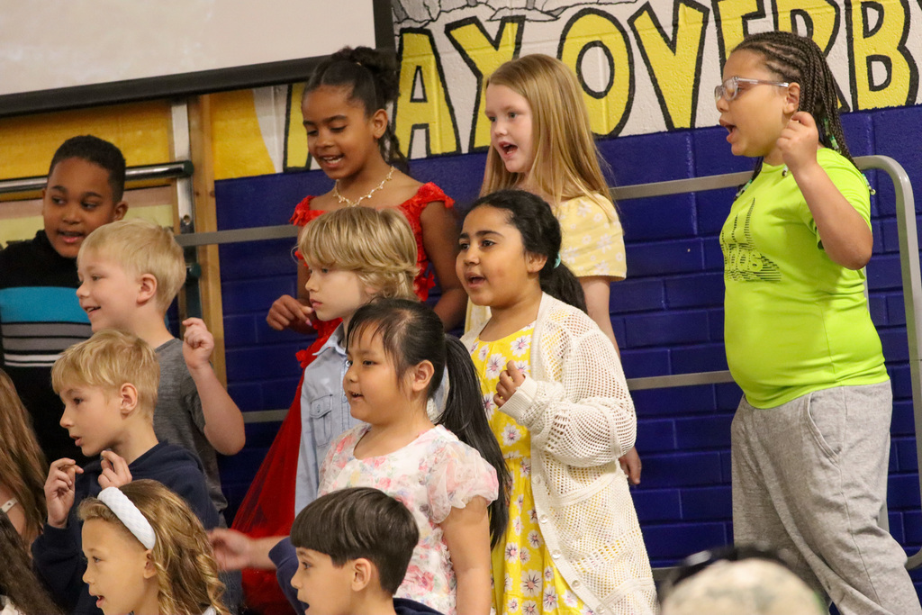 May Overby students performing at their spring concert