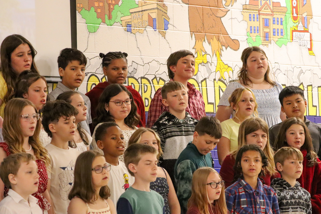 May Overby students performing at their spring concert