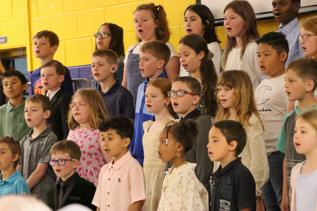 May Overby students performing at their spring concert