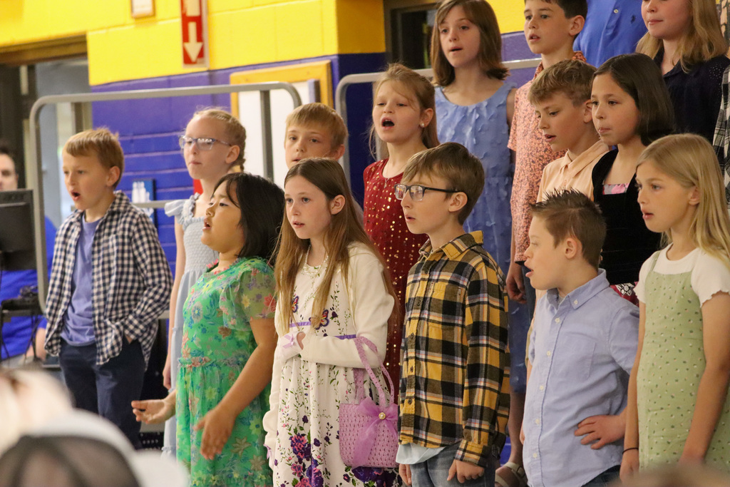 May Overby students performing at their spring concert