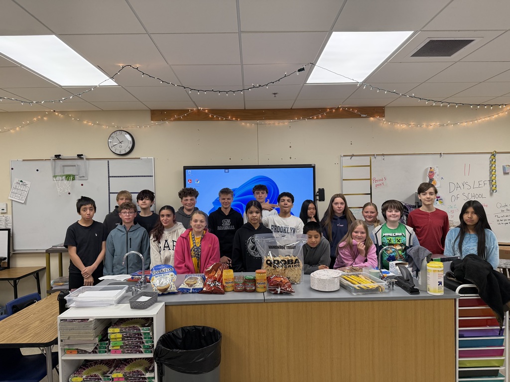 Today in 7th grade Social Studies and Science, we celebrated Cinco de Mayo while making meaningful connections to U.S. History! 🇲🇽📚 We wrapped up our learning with a fun celebration—enjoying chips from Qdoba and chips & salsa from Frito-Lay! 🌮🎉 Learning + connections + a little fun = a great day in class!