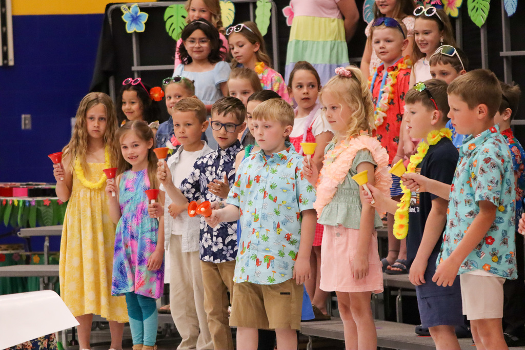 C.C. Lee students performing at their spring program