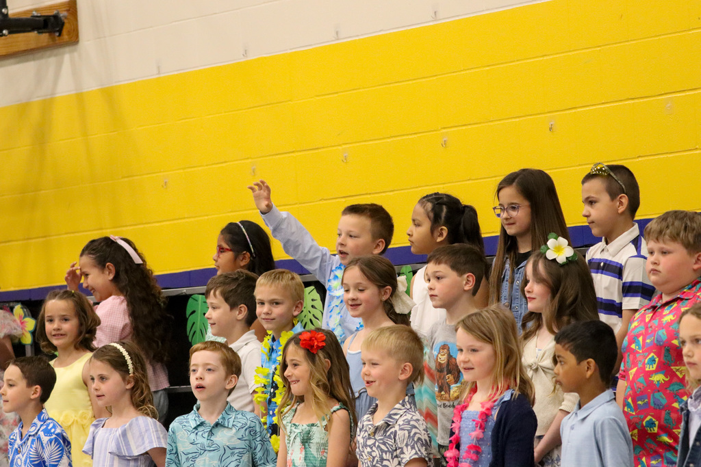 C.C. Lee students performing at their spring program