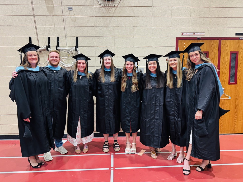 Aberdeen Public Schools teachers graduating with their master's in education from NSU