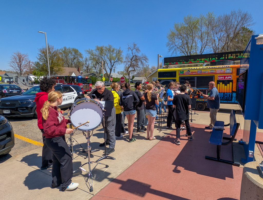 SMS Band playing at Torch Run
