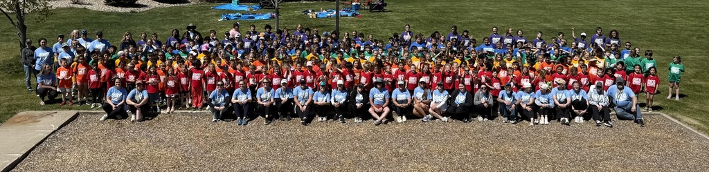 All students and staff picture