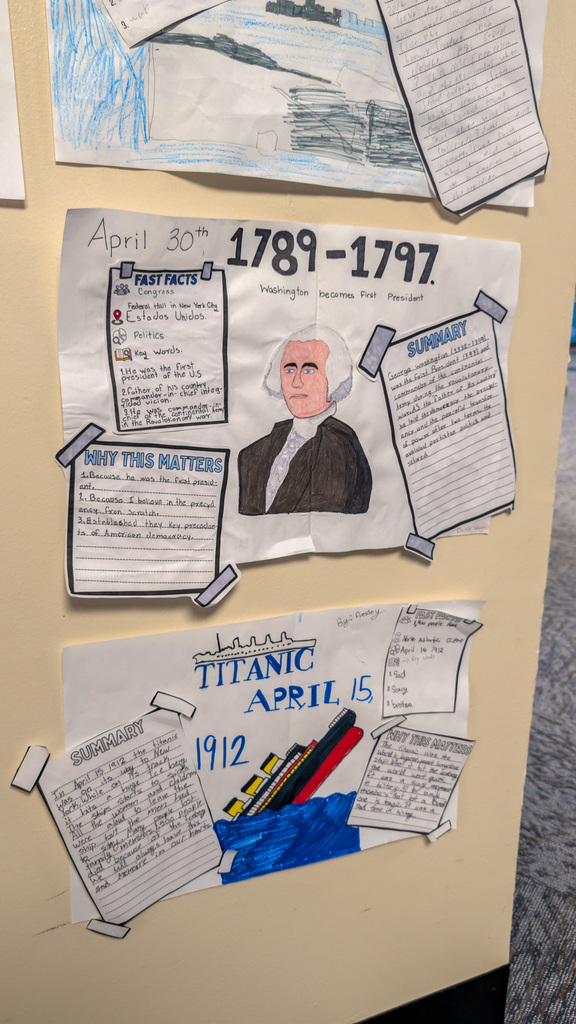 Student historical posters