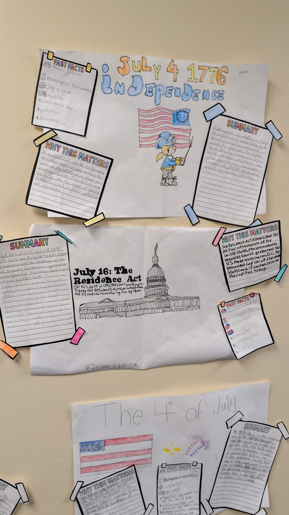 Student historical posters