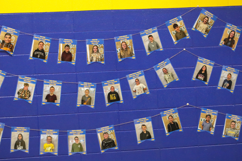 Photos of OMT 5th graders