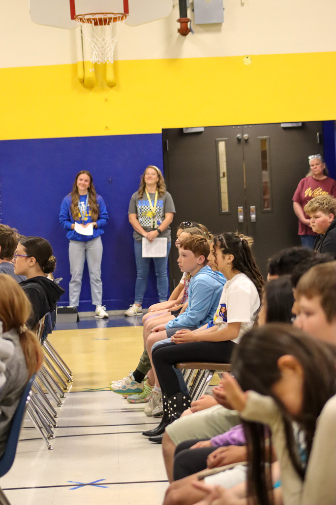 OMT 5th graders at the graduation ceremony