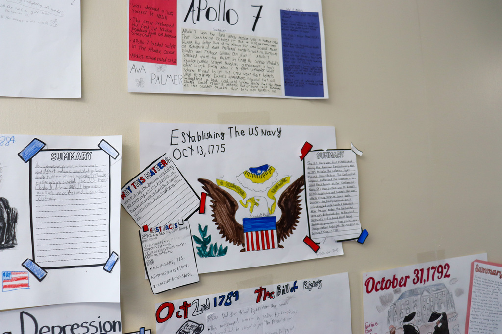 Student historical posters