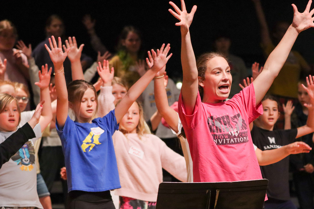 CHS Show Choir Camp rehearsal