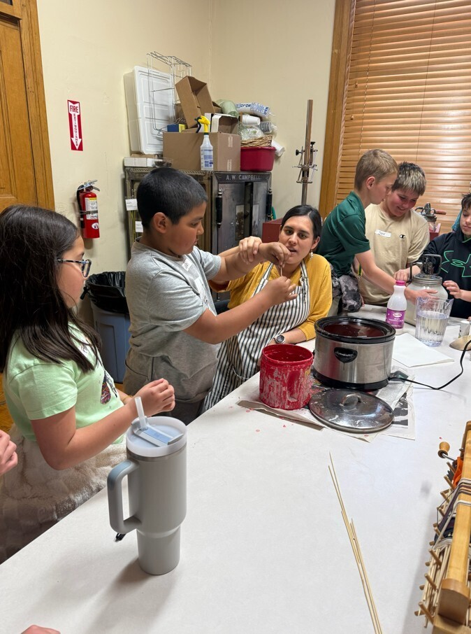 Mike Miller students at the museum