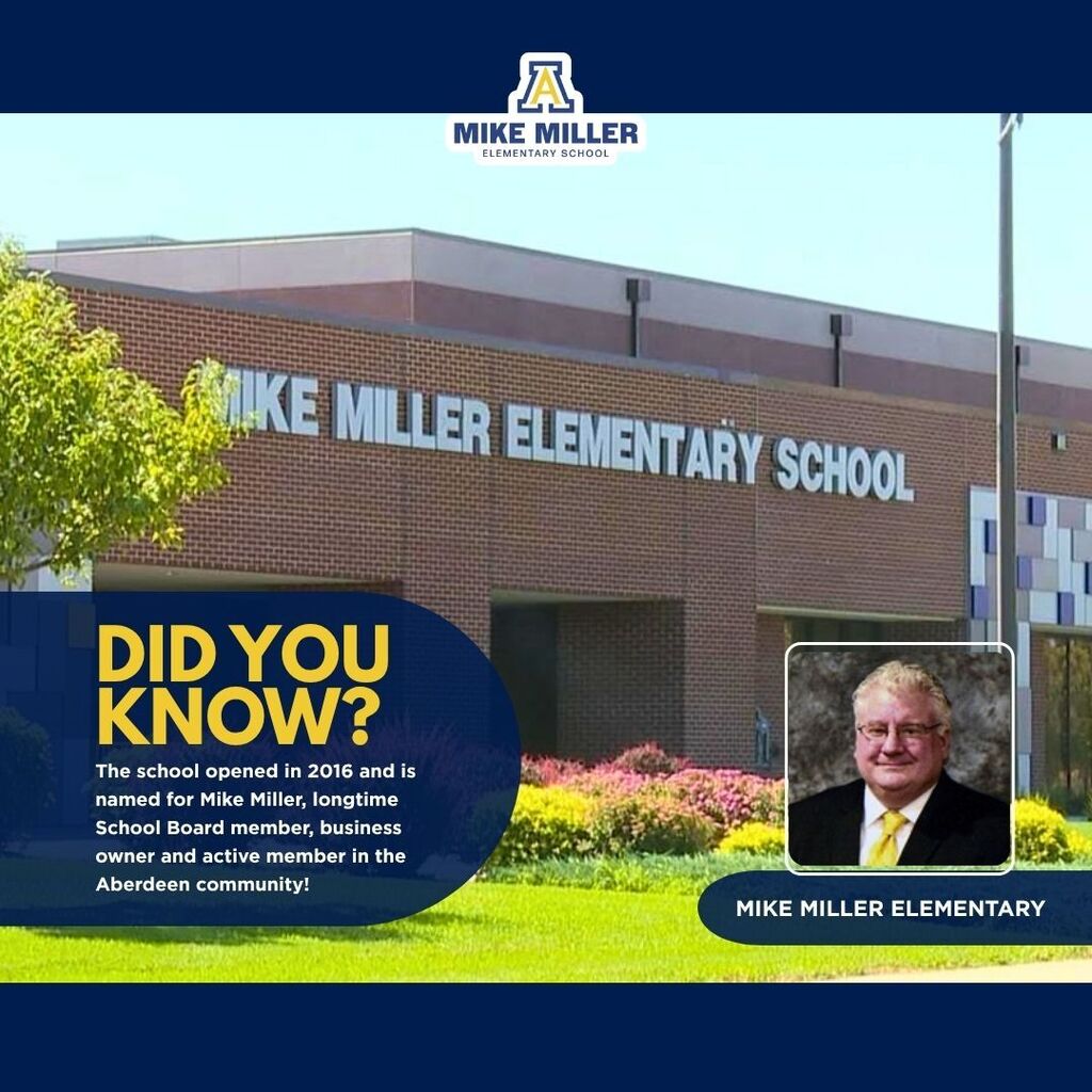 Did You Know? graphic with photo of Mike Miller the person and the school