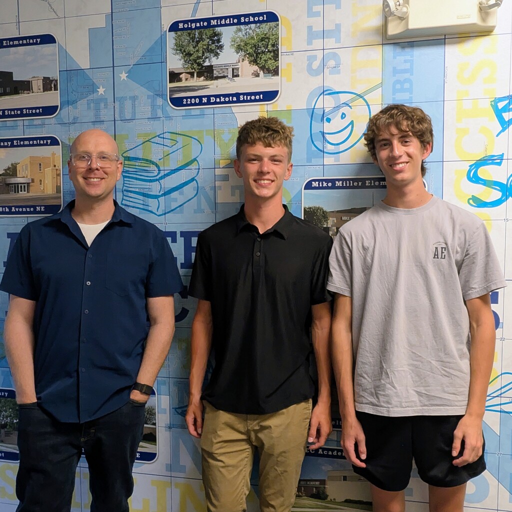 Josh Jensen, Carter Board, and Mitchell Golz