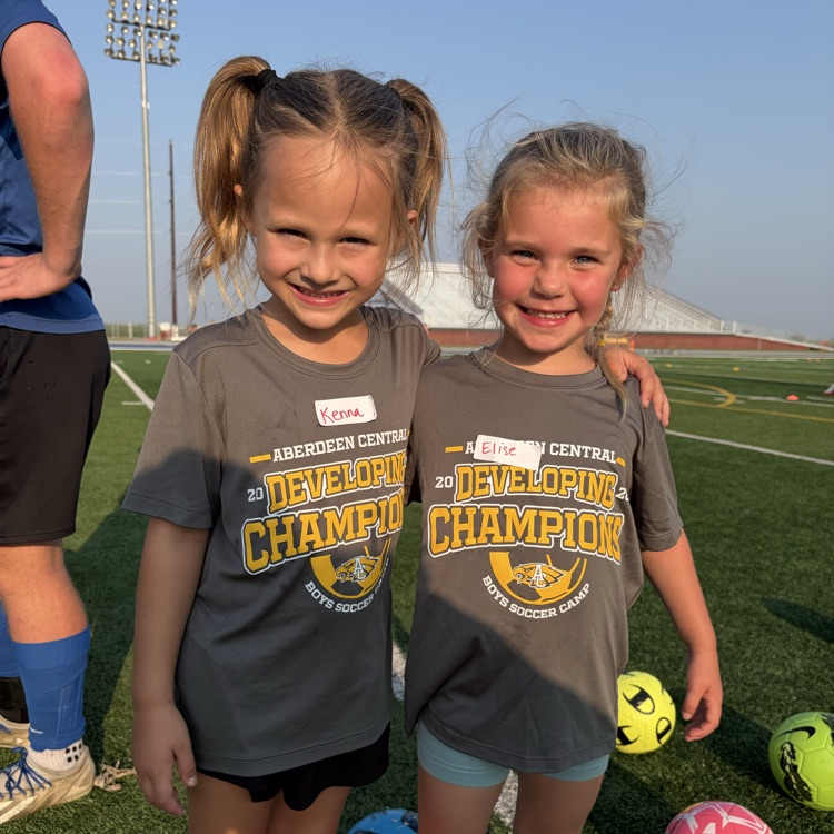 two young soccer players