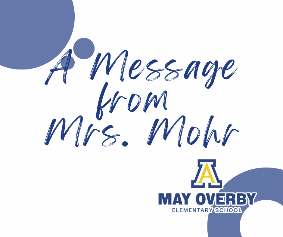 A Message from Mrs. Mohr