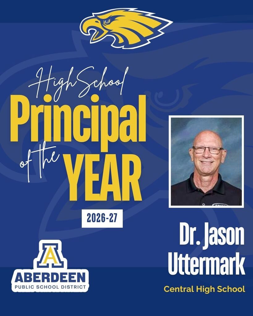 Congratulations Dr. Uttermark, Principal of the Year!