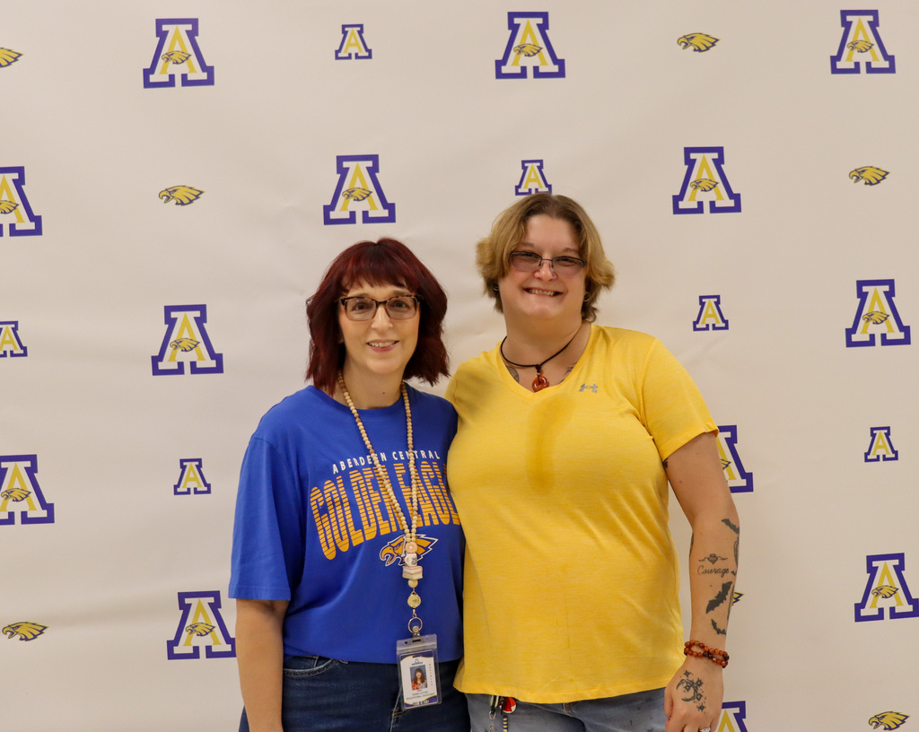 Aberdeen Public Schools teachers smiling for a photo