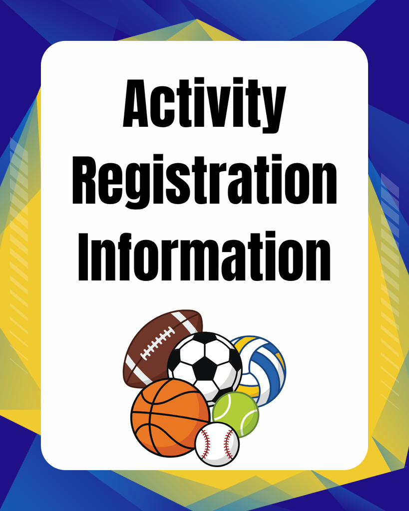 Activity Registration Information Poster