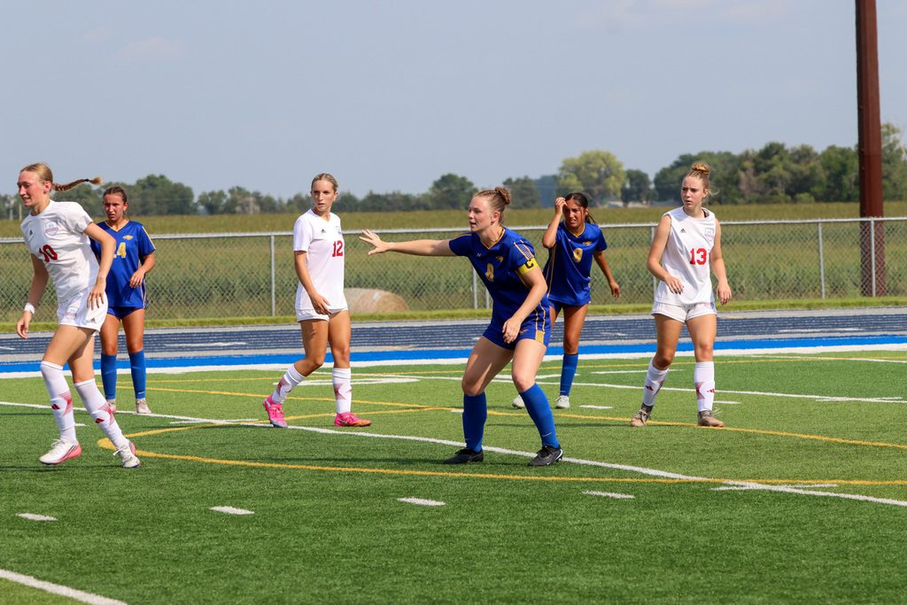 CHS girls soccer team in action