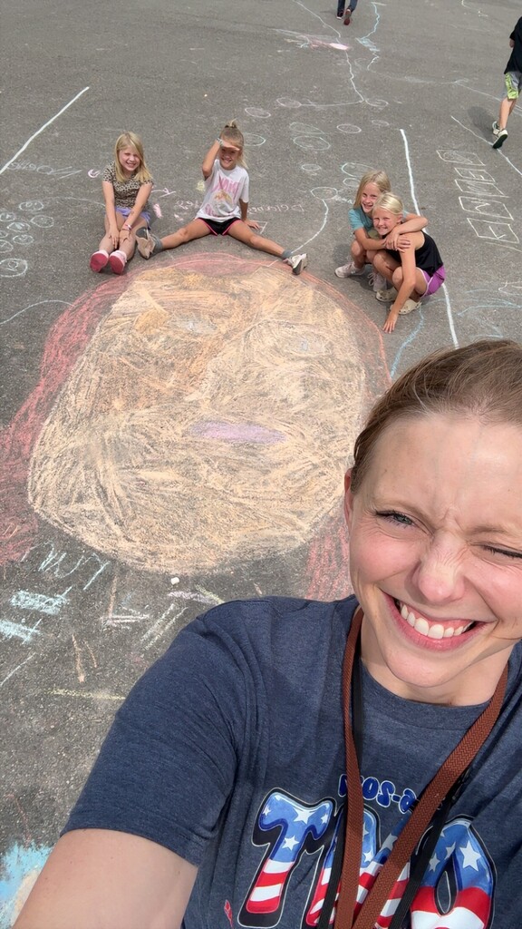Seeing Double - These students worked hard to draw a portrait of Mrs. Leach