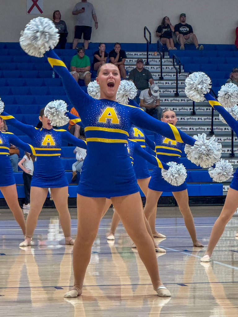 CHS dance team performing