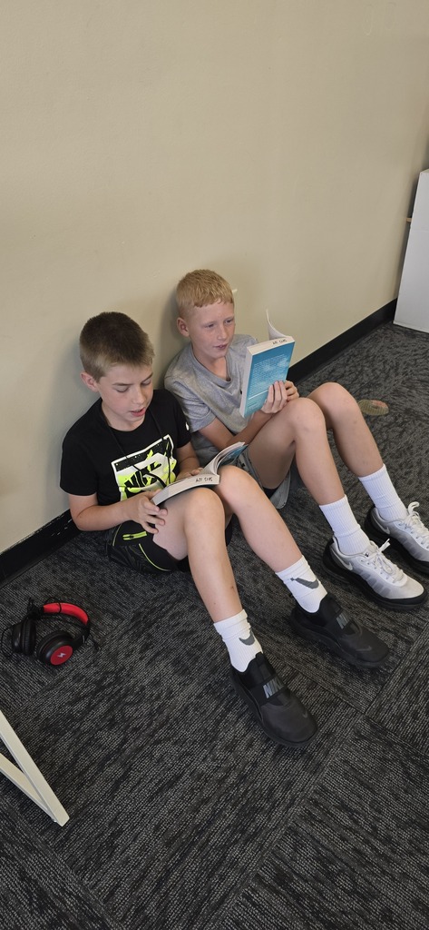 Students in 6th Grade Language Arts at SMS are digging into our first novel of the year by reading with a partner.