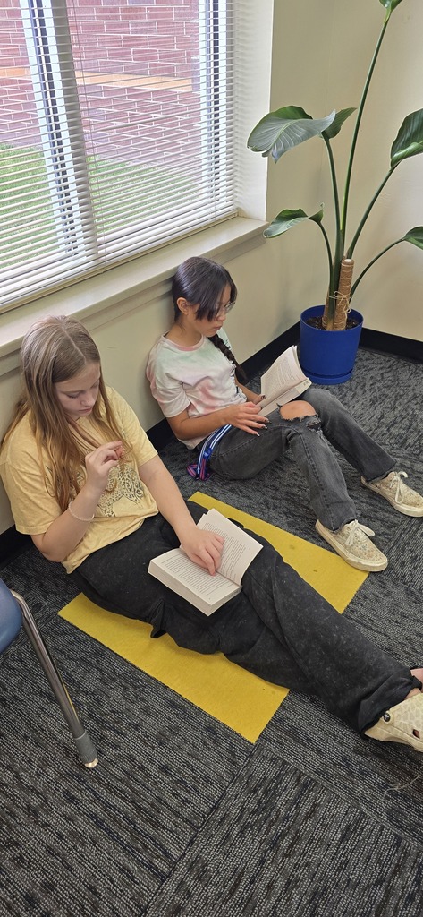 Students in 6th Grade Language Arts at SMS are digging into our first novel of the year by reading with a partner.