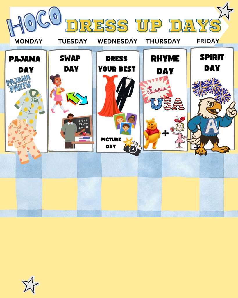 Homecoming Dress Up Days Poster