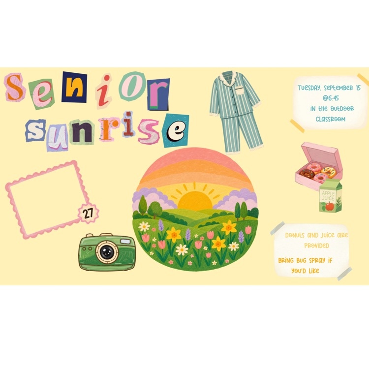 senior sunrise rescheduled 