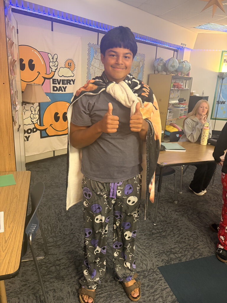 💙💛 Homecoming Week is officially underway! 💛💙 Holgate Middle School kicked off Homecoming Week with Pajama Day! 💤 Homerooms battled it out this morning in a Paper Airplane Contest, earning valuable points for their homerooms toward the Golden Eagle Cup, which will take place FRIDAY! TOMORROW'S THEME: DECADES DAY! Pick your favorite decade and show us what you’ve got! A reminder that participating in dress-up days earns your homeroom points.