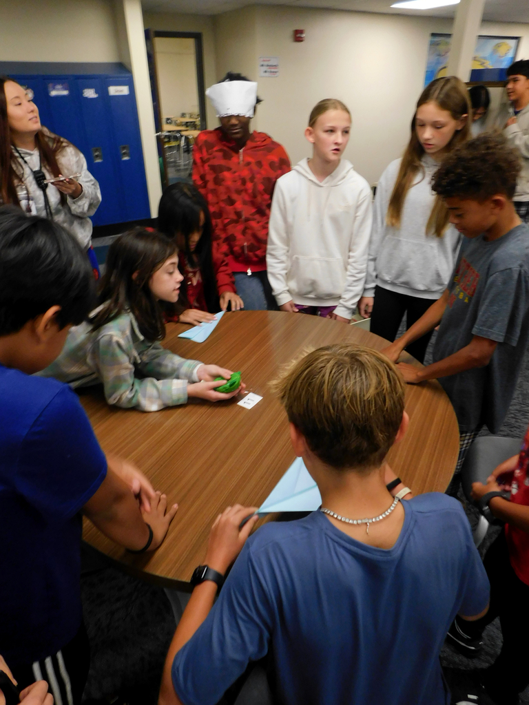 💙💛 Homecoming Week is officially underway! 💛💙 Holgate Middle School kicked off Homecoming Week with Pajama Day! 💤 Homerooms battled it out this morning in a Paper Airplane Contest, earning valuable points for their homerooms toward the Golden Eagle Cup, which will take place FRIDAY! TOMORROW'S THEME: DECADES DAY! Pick your favorite decade and show us what you’ve got! A reminder that participating in dress-up days earns your homeroom points.