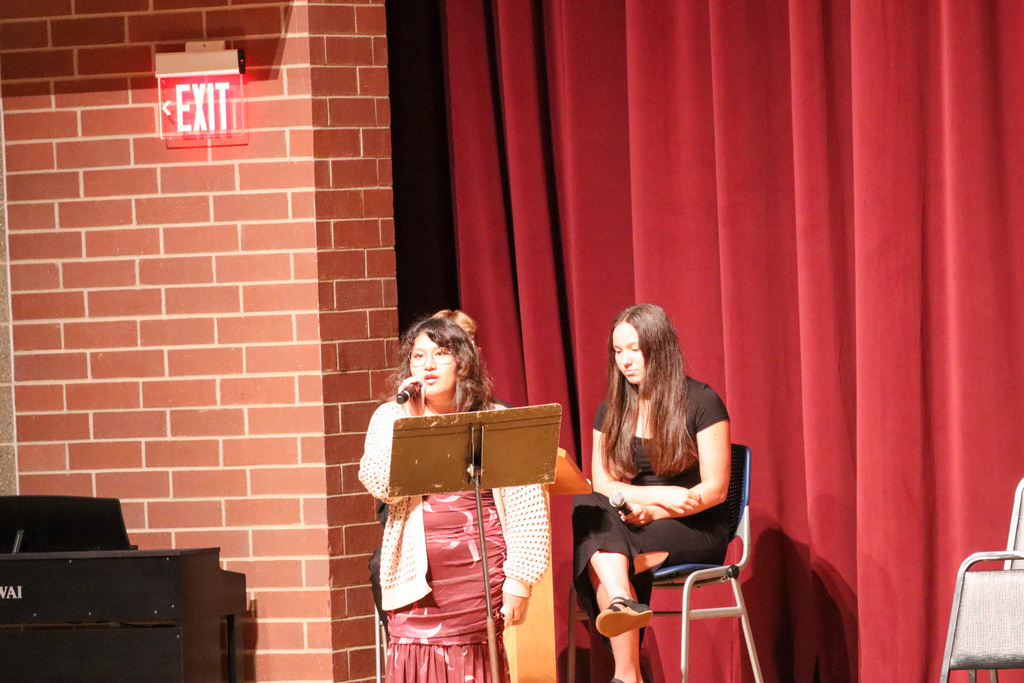 Student musical performance during coronation