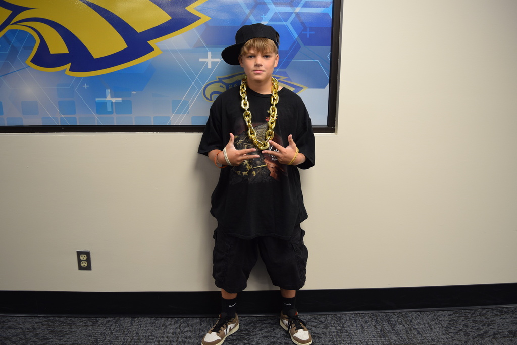 🎉 HOMECOMING DAY 2! 🎉  Today was DECADES DAY at HMS—and our students definitely dressed the part! 🕺💃📻  This morning, homerooms went face-to-face in a cup stacking challenge! 🥤⚡️ Congratulations to our winning homerooms who are one step closer to taking home the 🏆 Golden Eagle Cup!  📸 REMINDER: TOMORROW IS PICTURE DAY! Make sure you dress your best and bring your best smile! 😁  GO EAGLES! 💙💛🦅