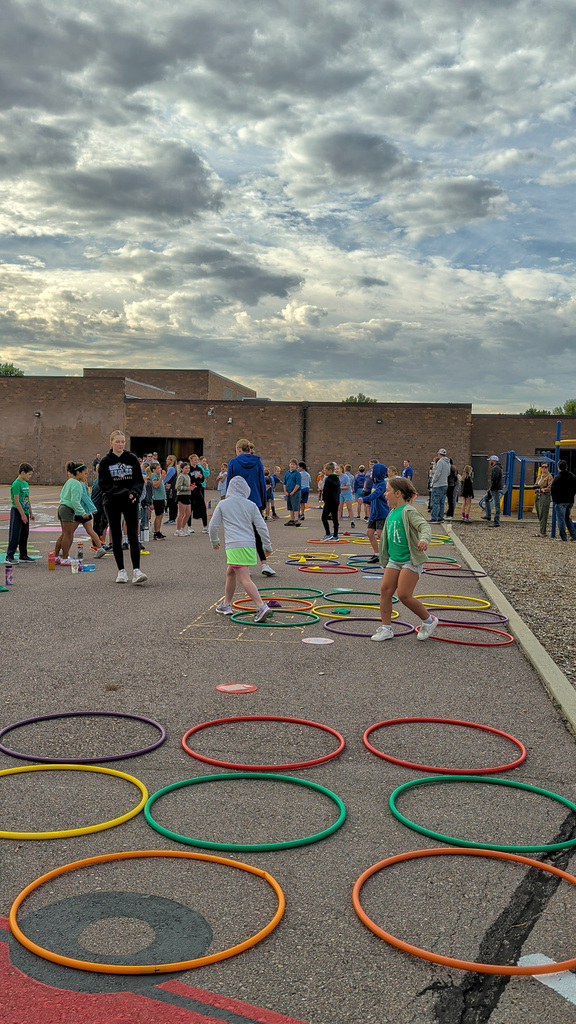 C.C. Lee and CHS students competing in the Eagle Games on Wednesday