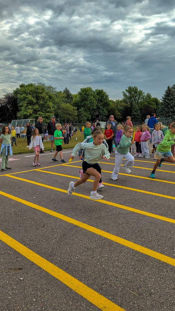 C.C. Lee students competing in the Eagle Games on Wednesday