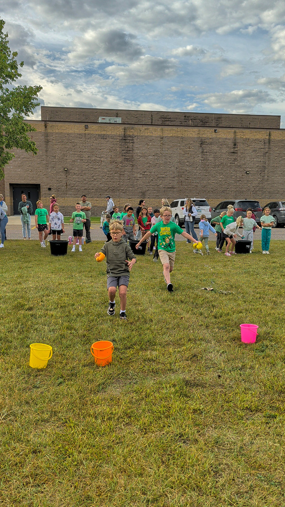 C.C. Lee students competing in the Eagle Games on Wednesday