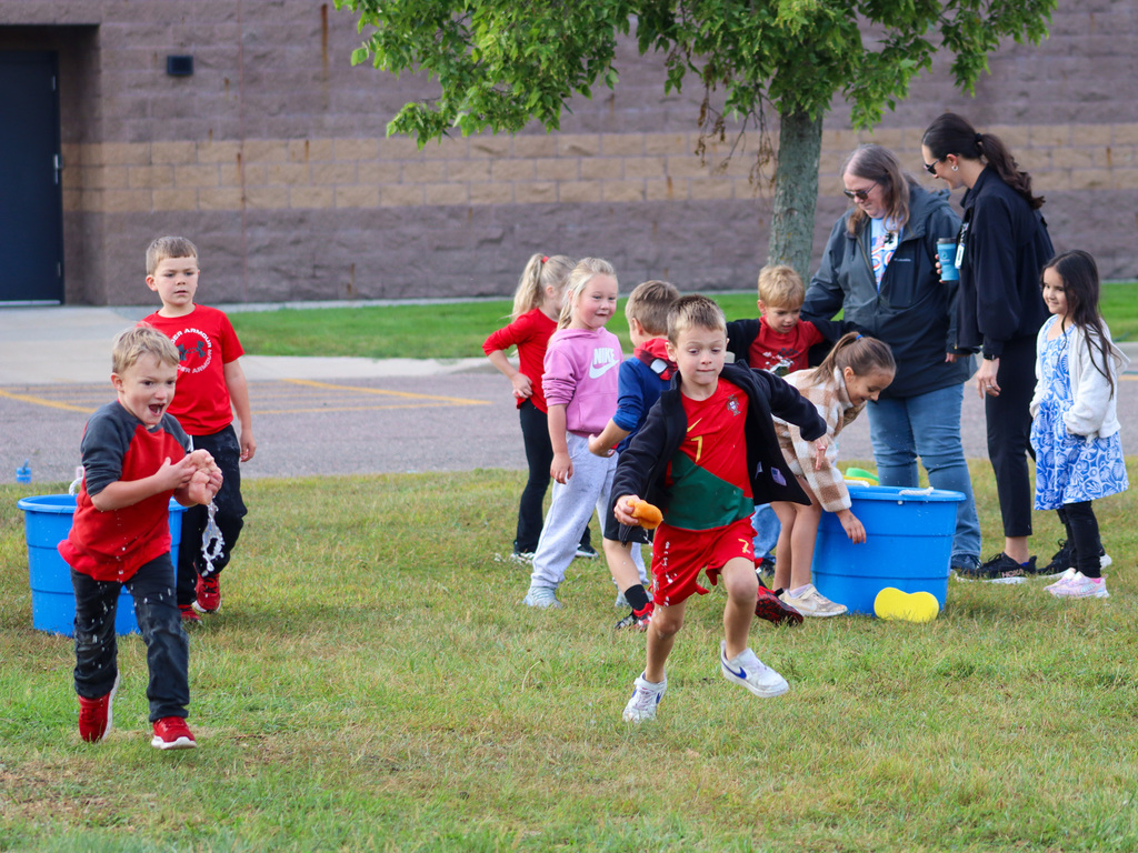 C.C. Lee and CHS students competing in the Eagle Games on Wednesday